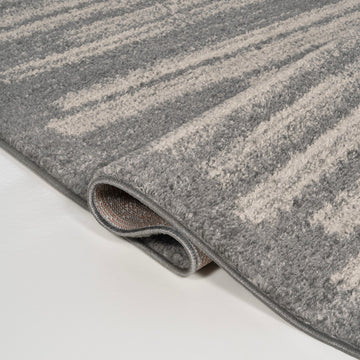 Khalil Modern Berber Stripe Area Rug